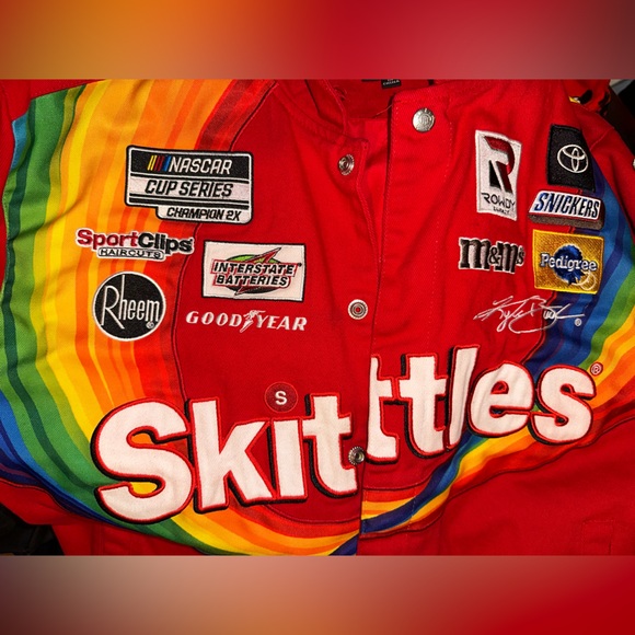 Nascar Red Skittles Racing Jacket - Picture 2 of 7